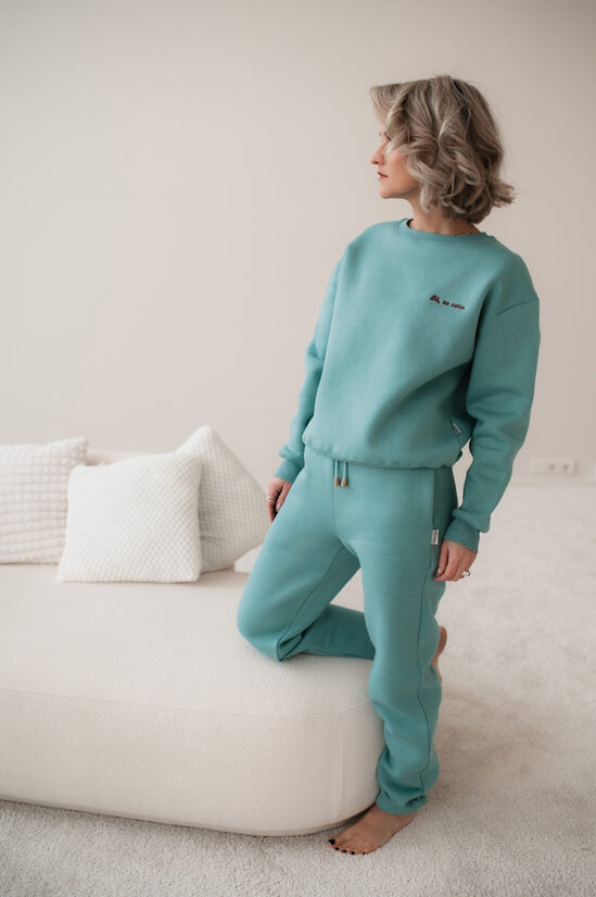 JĀ, ES VARU džemperis, TIRKĪZA