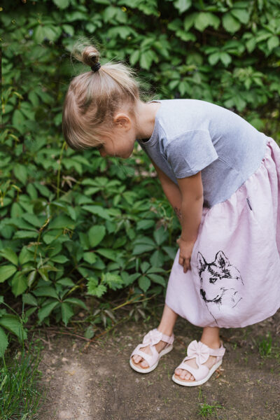 LIMITED EDITION - kleita meitenēm ar haskija apdruku